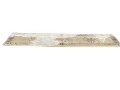 Lot 1329 - Chinese cream ground runner