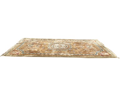 Lot 1636 - Large Chinese rug with floral decoration