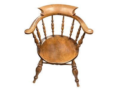 Lot 1311 - Victorian Captains elbow chair