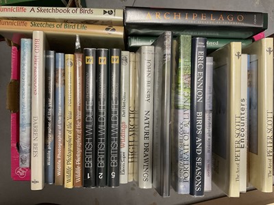 Lot 1433 - Collection of wildlife illustration and illustrators books