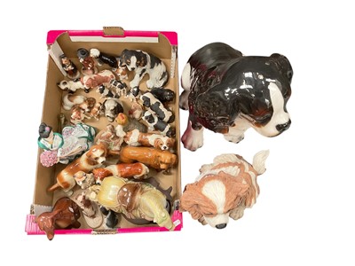 Lot 513 - Collection of assorted dog and other animal ornaments