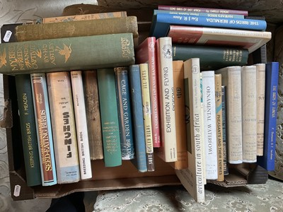 Lot 1428 - Collection of bird and caged bird related reference (2 boxes)