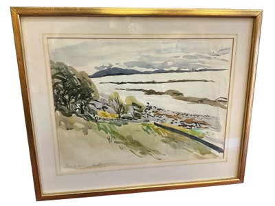 Lot 218 - Jean E Cook, watercolour landscape