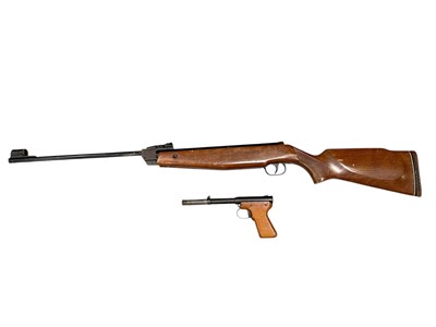 Lot 338 - Diana G80 .22 air rifle and Diana Mod 2 .177 air pistol (2)