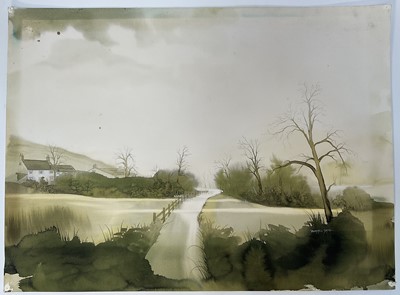 Lot 41 - Tony Brummell Smith (b.1949) watercolour landscape, 56cm x 76cm, unframed