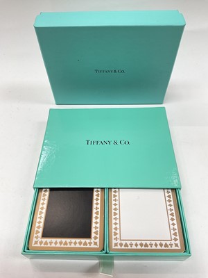 Lot 371 - Tiffany & Co playing card set, boxed