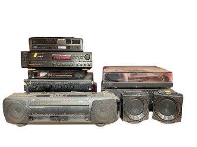 Lot 704 - Large quantity of tape decks, speakers, amplifiers and radios