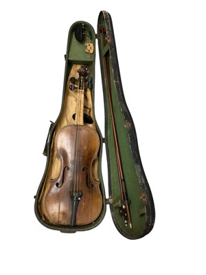 Lot 2252 - Violin in case