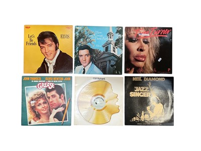 Lot 719 - Large quantity of LPs and 45s, including Elvis, Cliff Richard, ina Turner and Neil Diamond