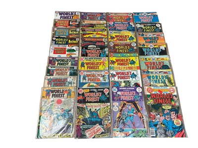 Lot 9 - DC Comics World's Finest (1966 - 1985). Incomplete run from issue #159 - #323. Also to include a group of the Superman family. Approximately 90 comics total.