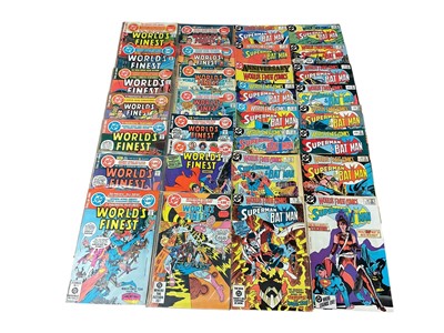 Lot 9 - DC Comics World's Finest (1966 - 1985). Incomplete run from issue #159 - #323. Also to include a group of the Superman family. Approximately 90 comics total.