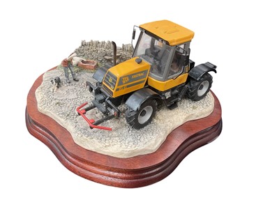 Lot 415 - Border Fine Arts limited edition sculpture "Frontiers of Farming JCB Fastrac" No. 234 of 1,000, boxed with certificate.