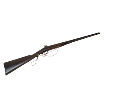 Lot 710 - Victorian percussion sporting gun