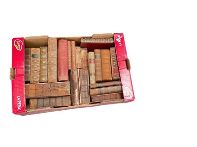 Lot 484 - Books- one box of antiquarian books.