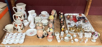 Lot 741 - Large group of ceramics to include Royal Doulton character jugs