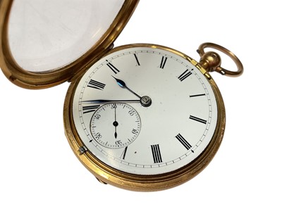 Lot 87 - Victorian 18ct gold cased pocket watch (London 1894) with movement signed Dance, Ipswich.