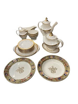 Lot 774 - Royal Doulton Belmont tableware set, two Spode plates and two Spode bowls