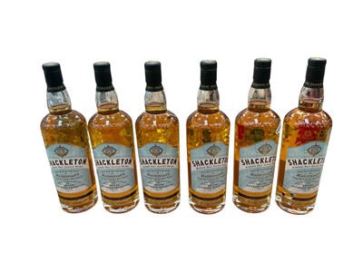 Lot 776 - Six bottles of Shackles whiskey