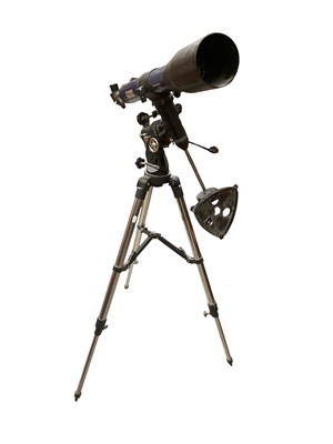Lot 785 - Bresser Skylux telescope measuring approximately 126cm tall