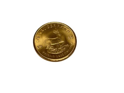Lot 436 - South Africa - Gold Half Krugerrand 1985 UNC (N.B. In South Africa mint case of issue) (1 coin)