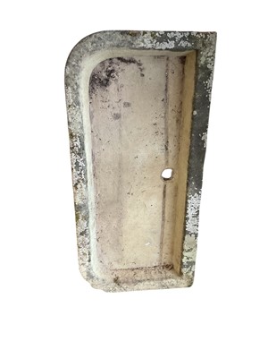 Lot 1393 - Large stone sink. Approximately 139cm wide by 67cm deep.
