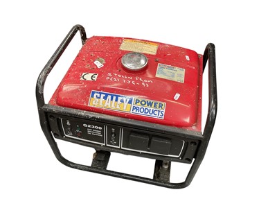 Lot 550 - Sealey G2300 petrol generator
