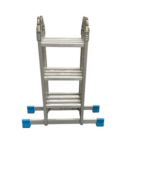 Lot 810 - Mac Allister aluminium folding ladder