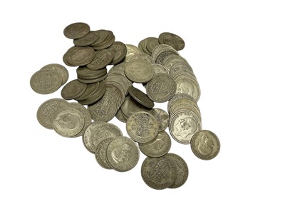 Lot 457 - G.B. - Mixed pre 1947 silver coins (N.B. Est. face value £10.02½) (Qty)