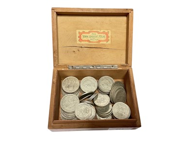 Lot 462 - G.B. - Mixed pre 1947 silver coins (N.B. Est. face value £7.90) (Qty)