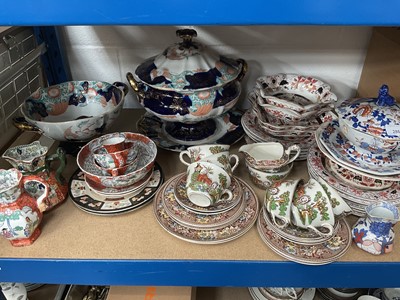 Lot 286 - Collection of 19th century Ironstone pottery and similar wares