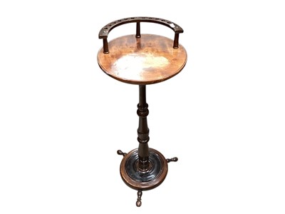Lot 1470 - Old wooden smokers stand