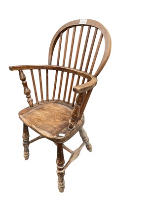 Lot 1475 - Child's stick back Windsor chair