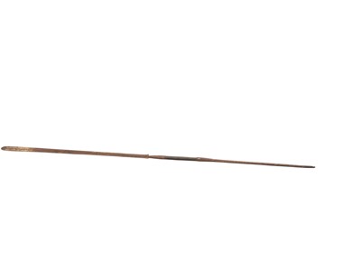 Lot 641 - Old African lion spear.