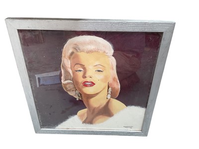 Lot 643 - Portrait of Marilyn Monroe, signed D. Whitney 08.