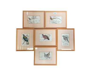 Lot 892 - Set of six prints of birds and four others