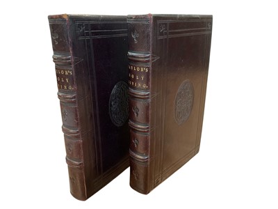 Lot 1356 - Jeremy Taylor - The Rule and Exercises of Holy Living, 1844, two vols in fine calf binding