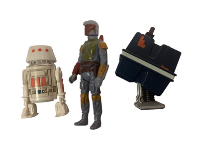 Lot 1938 - Star Wars c1977 GMFGI loose Second Series 4" action figures including Death Star Droid, Greedo (x2), Hammerhead, Luke Skywalker (X-Wing) (x3), Power Droid, R5-D4, Snaggletooth (Red), Wa...