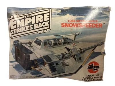 Lot 1942 - Airfix Star Wars The Empire Strikes Back Luke Skywalker's Snowspeeder model kit (1)