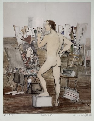 Lot 262 - Sue Macartney-Snape (b. 1957) signed limited edition print, 'The Art Class', glazed frame