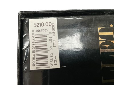 Lot 2107 - Michael Kors trainers Brenden white / silver size 5 new. Two pairs of Mallett London trainers Popham Gas Infared pre-owned and Popham Gas Midnight Blue pre-owned. Both size 8, boxed with light...