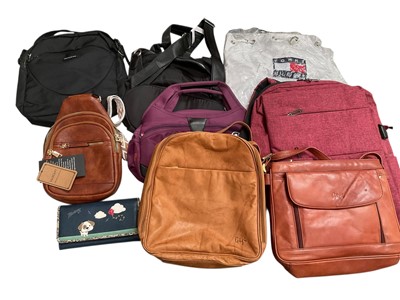 Lot 2118 - Quantity of new and light use hand bags including Vaschy, Tommy Hilfiger, Yoshi, Barbour, Lulu Guinness, Mia Tui large tote and purse, Guess, Coach etc.