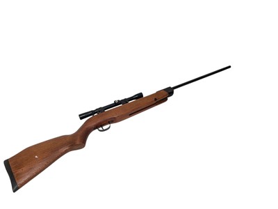 Lot 700 - Webley Hawk .22 calibre break action air rifle with scope.