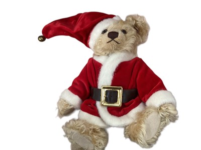 Lot 1972 - Steiff Christmas bear 037665 boxed with certificate and Christmas Tree Topper bear 037573 boxed.