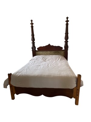 Lot 1309 - 18th / 19th century mahogany bed