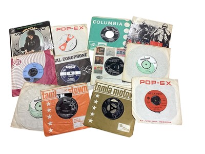 Lot 2291 - Case of single records including Cream, Tyrannosaurus Rex, Marvin Gaye, Wilson Pickett, Robert Parker, Locomotive, Tommy James, The Fantastics, Isley Brothers, etc