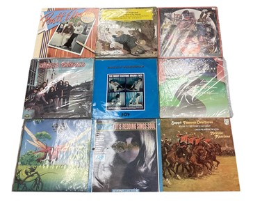 Lot 2295 - Case of LP records including Otis Redding, Billy Preston, Osibisa, Incredible String Band, Jimi Hendrix, Eddie Floyd, Eire Apparent, Chambers Brothers, Cream, Lynyrd Skynyrd, etc