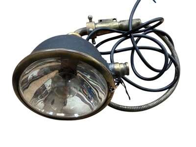 Lot 2172 - Vintage pillar mounted spot lamp by Stadium Auto - Spoolyte.