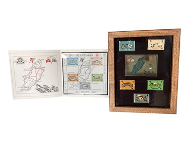 Lot 2185 - Group of Isle of Man TT items to include pin badges, together with motorcycle programmes from the 1970's and later, magazines and other ephemera.