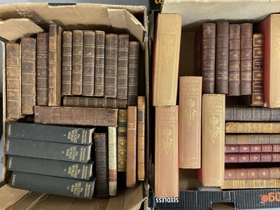 Lot 1377 - Two boxes of decorative bindings