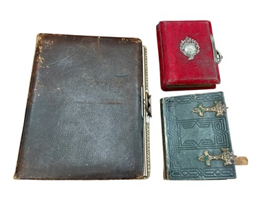 Lot 1247 - Victorian cartes de visite albums with over 100 photographs (3)